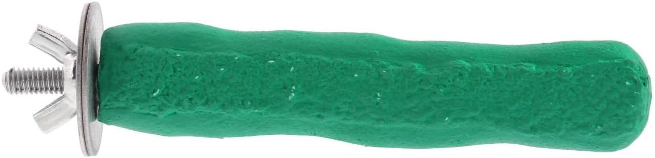 Comfort Grip Safety Perch for Bird Cages - Pedicure Perch for Birds to Keep Nails and Beaks in Top Condition - Safe Easy to Install Bird Cage Accessories - X-Small 4.5"