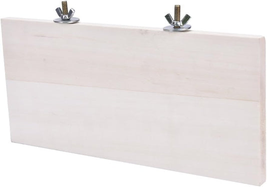 1Pc Pet Parrot Bird Cage Perches Square Wooden Stand Corner Shelf Laddered Platform Animals Springboard Budgie Toys Bird Tree Perches for Parakeets Hamster Pizies