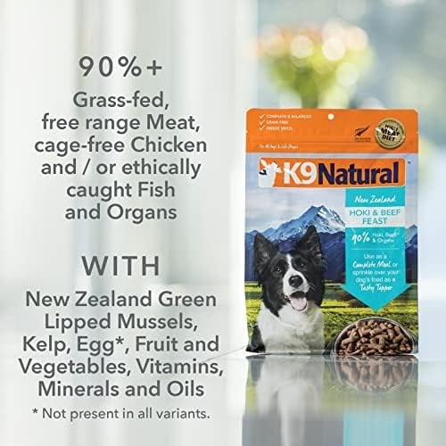 K9 Natural - Grain Free Freeze Dried Dog Food - Lamb, 4lb