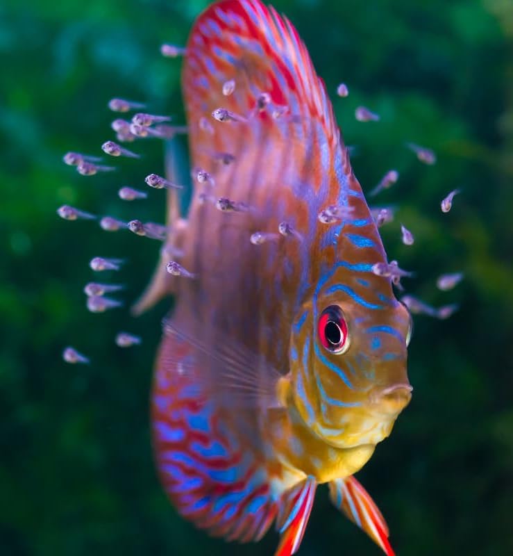 Aquatic Foods Inc. 55% Protein Vitamin Rich Micro Floating/Slow Sinking Baby & Fry Food for Cichlids, Community Fish, Baby Koi & Pond Fish, All Aquarium Tropical Fish...12oz Jar