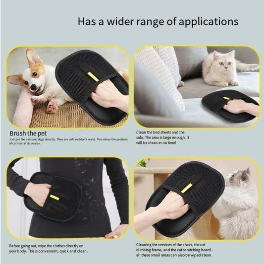 3pcs Glove for Pet Hair Removal, Efficient Grooming for Pet Hair, Cats & Dogs Grooming for Hair Removal