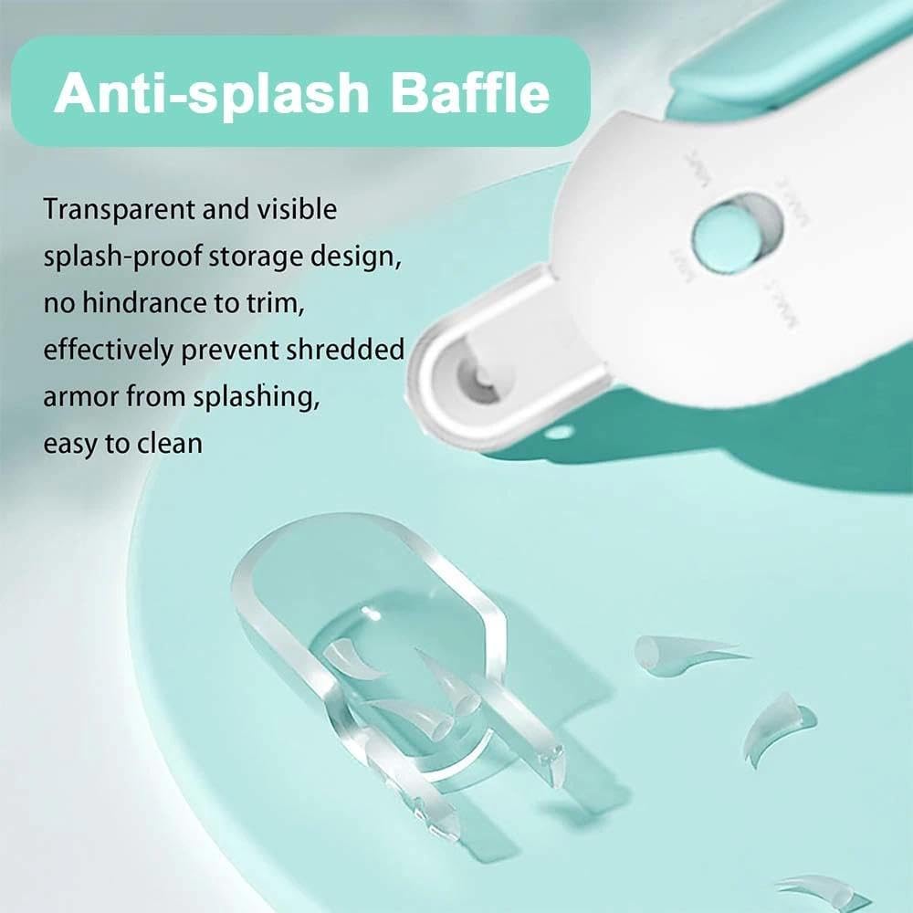 Pet Nail Clipper for Cats - Gentle Round-Hole, Adjustable Claw Clippers Trimmer with Dust Storage, Hidden Nail File, Safe Pet Claw Clipper Grooming Tool