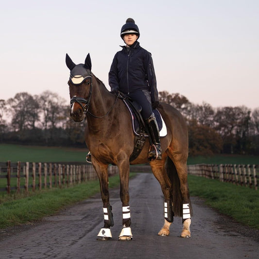 LeMieux Suede Dressage Square - English Saddle Pads for Horses - Equestrian Riding Equipment and Accessories