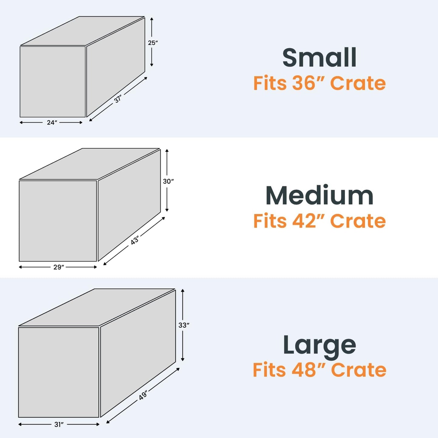 4Knines Quilted Dog Crate Cover – Heavy-Duty, Water-Resistant Fabric for Indoor/Outdoor Use – Durable Travel Cage Cover for Training, Weather Protection – Fits 42-Inch Crates – Black