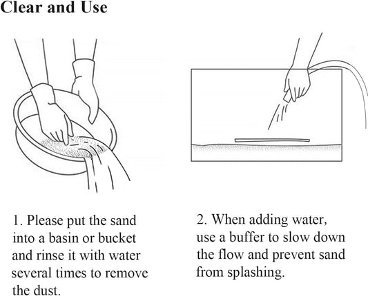 10 lbs Aquarium Sand, 0.4-0.8 mm Aquarium Gravel for Fish Tank. Decorative White Sand for Fish Tank, Paintings, Plants Potted, Candle, Vase and Crafts