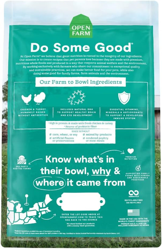 Open Farm Grain Free Kitten Recipe, Chicken & Turkey, 2 lb