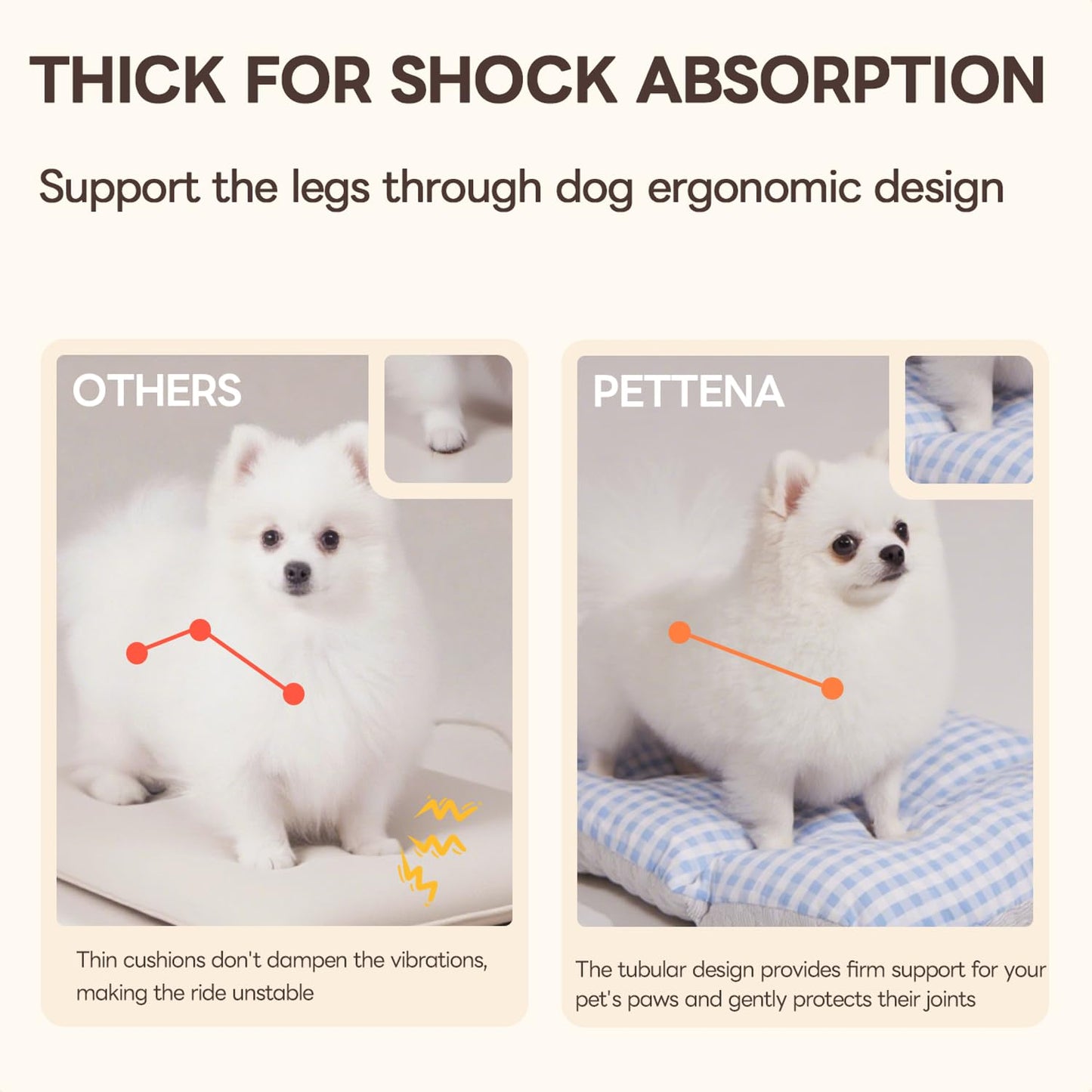 Stroller Cover for Pets, Removable & Washable Dog Stroller Cushion, Cushion & Cover for Dogs & Cats, Blue