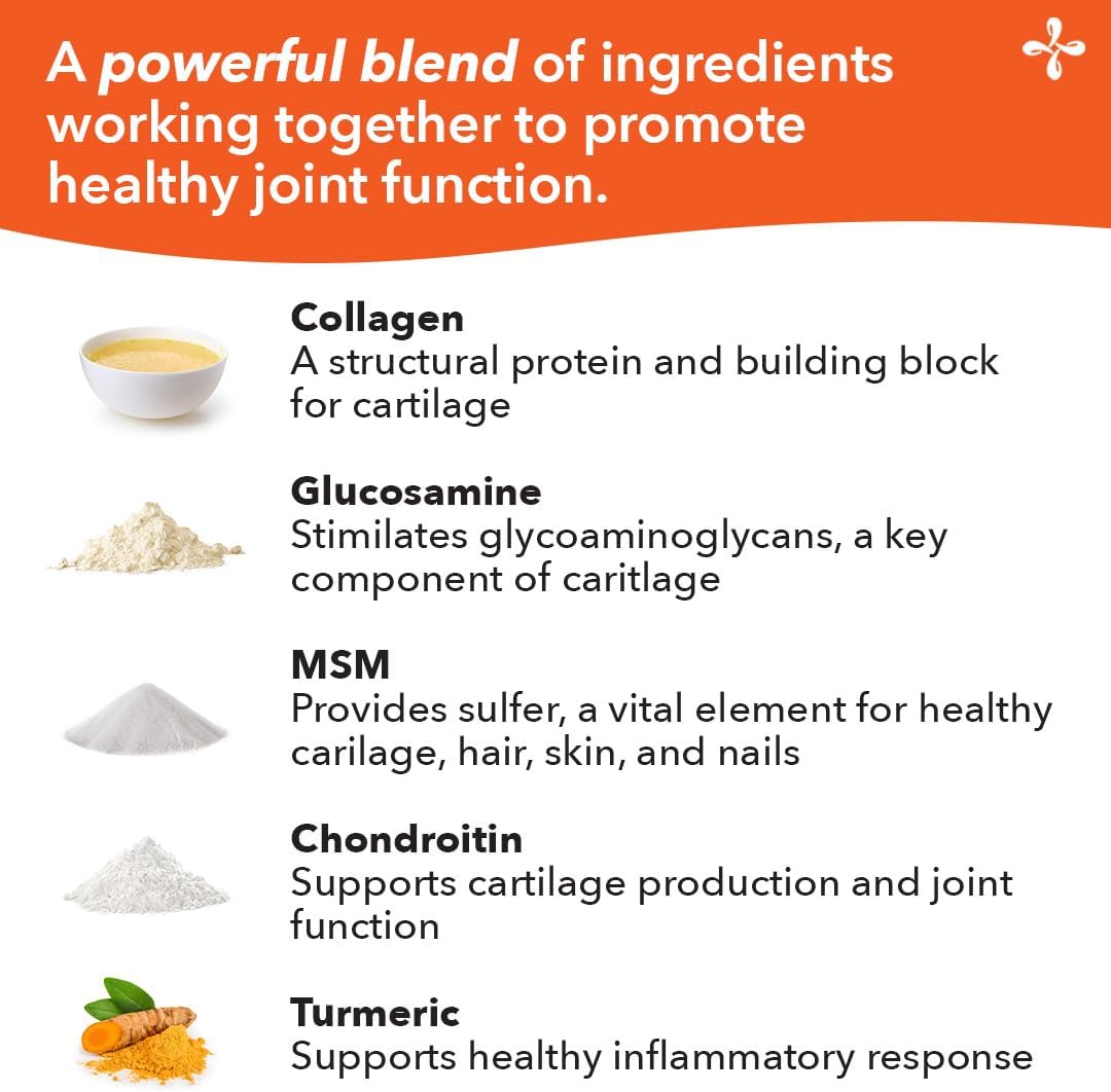 LifeSeasons Mobili-T - Joint Support Supplement - Reduces Aches & Discomforts - Increase Range of Motion - Rebuild Tissue & Cartilage - MSM Chondroitin Collagen Glucosamine & Turmeric - 120 Capsules