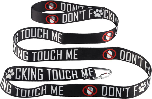 BLUPARK Funny Dog Leash Walking Training Dog Leashes Dog Owner Pet Lover Gift(Don't Touch Me)