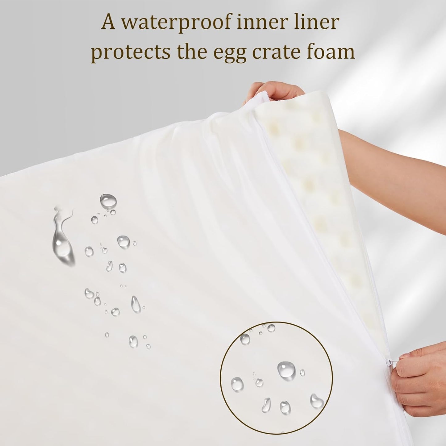 Bedfolks Orthopedic Dog Bed XXL, Waterproof Dog Sofa Bed for Giant Dogs, Egg Foam Pet Couch Bed with Removable Washable Cover and Nonslip Bottom, Navy Blue