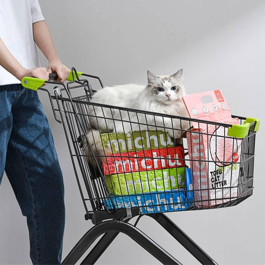 Tofu Cat Litter Natural Clumping Tofu Cat Litter 5.5lb/88oz 5 Scents (Watermelon + Wonder Litter, 2 Pack)