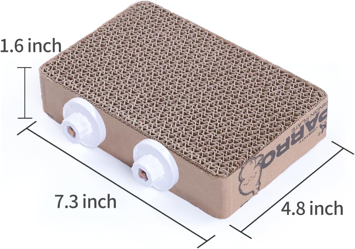 7.3 Inch Paper Bird Toys, Bird Platform, Parrot Toy, Help Birds Clean Beak, Release Stress, Reduce Boredom - Suitable for Budgie, Cockatiel, Lovebird, and Other Small to Medium-Sized Pet Birds