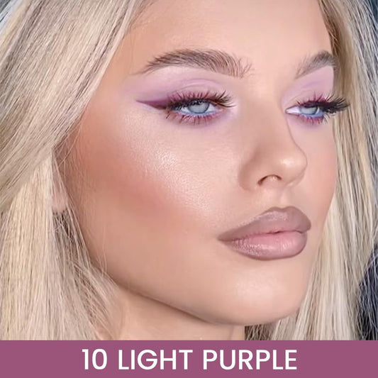 evpct 1Pcs Light Purple Gel Eyeliner Pencil Eye Black Face Paint Stick Makeup Set Waterproof Matte Cream Crayon Eyeliner Pencil Set Cat Eye Liners Eyeshadow Guide delineador de ojos contra el agua