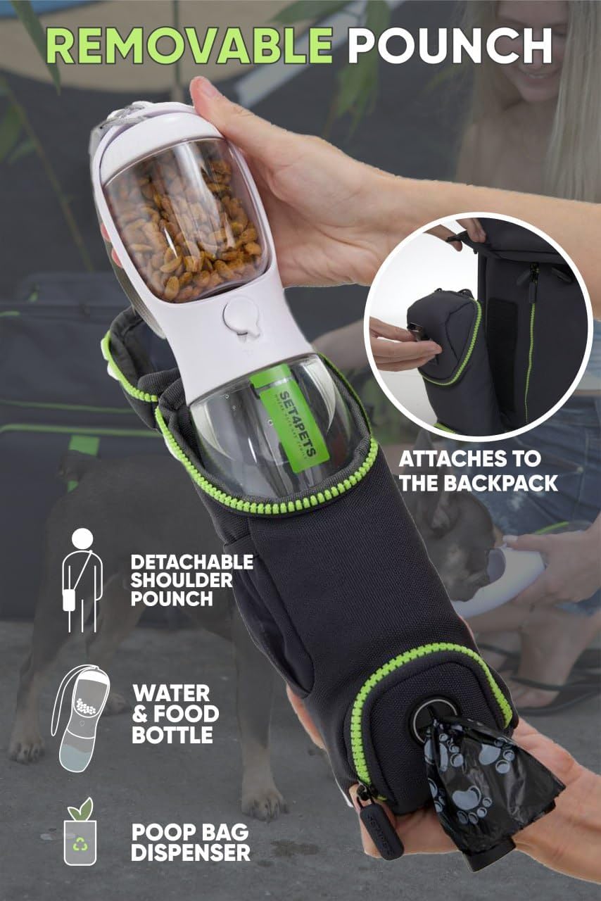 Cat Backpack Carrier & Dog Car Seat for Small Pets Up to 25 lbs - Expandable Cat Carrier Backpack with Breathable Mesh - Waterproof for Travel - 3 in 1