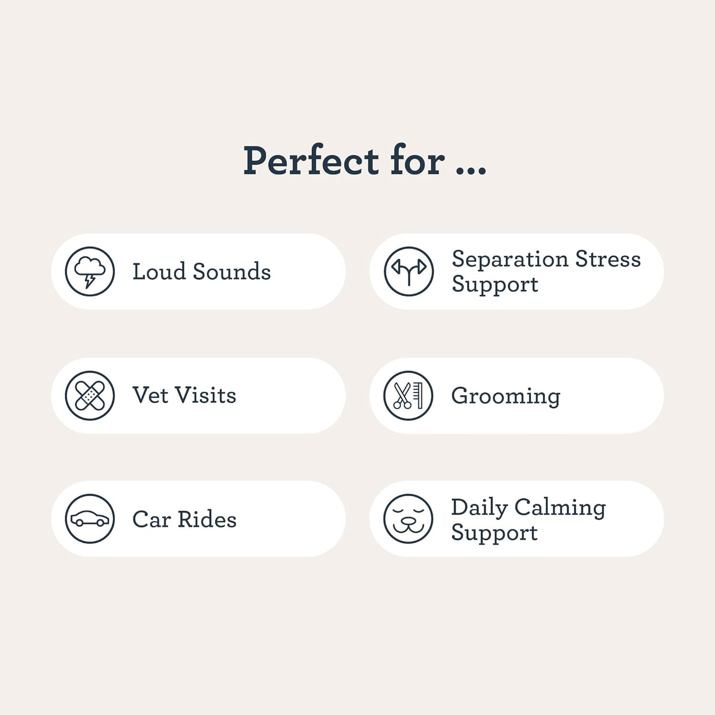 Kradle Chillers Hard Chews for Dogs - Ashwaganda GABA L-Theanine - Supports a Calm Demeanor - 6 Hard Chews