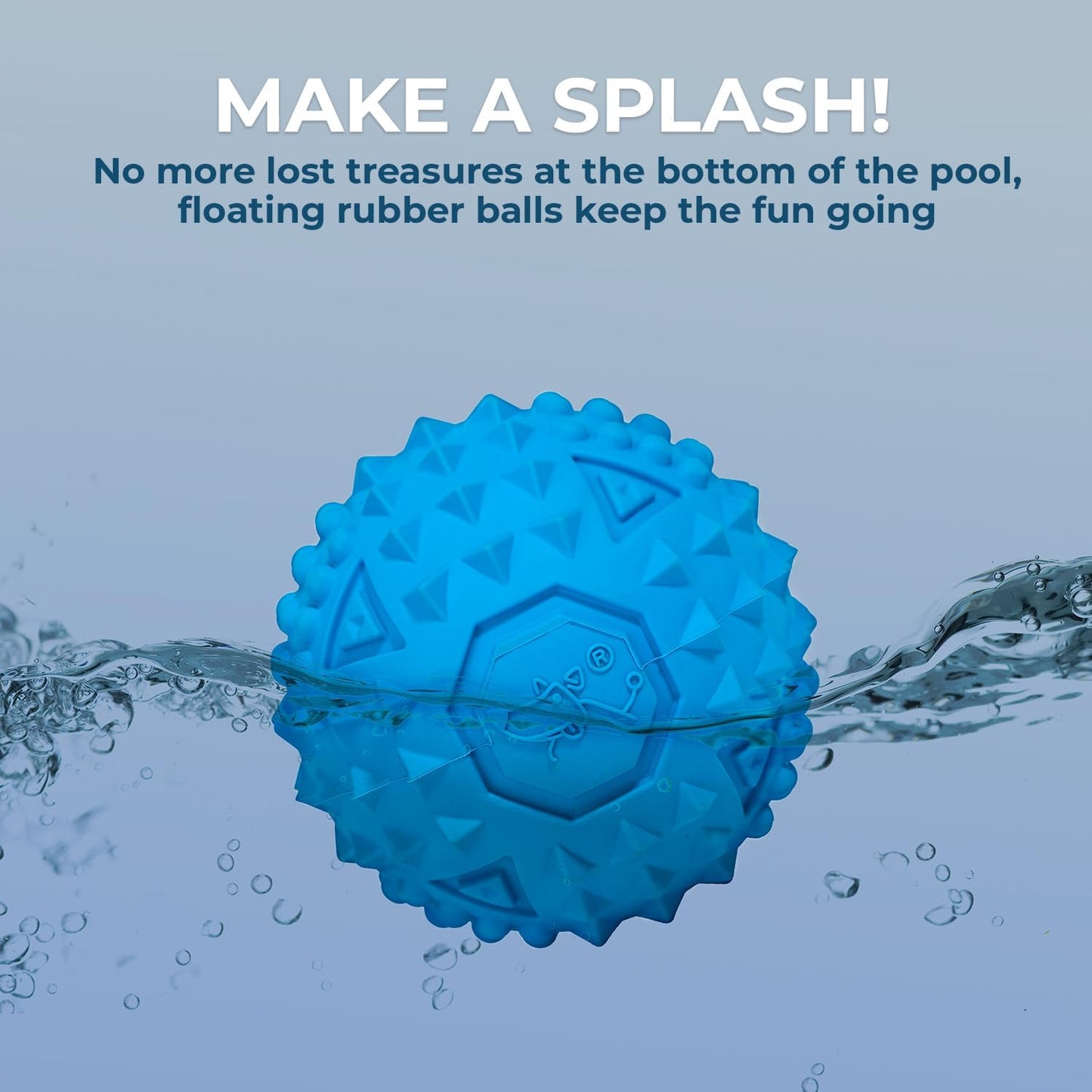 Best Pet Supplies Interactive Squeaky Dog Chew Toy, Ideal Dog Toys for Chewers, Small, Medium & Large Dogs, and Fetch Lovers - Fuchsia, Green, Blue, Orange, Medium 2.5"