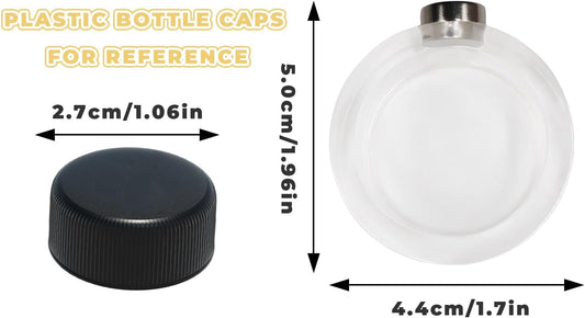 2 Pack Jumping Spider Enclosure Accessories, Leak-Proof Jumping Spider Feeding Dish with Magnet, Acrylic Water Bowl for Jumping Spider, Tarantula, Mantis, Other Small Reptiles or Insects