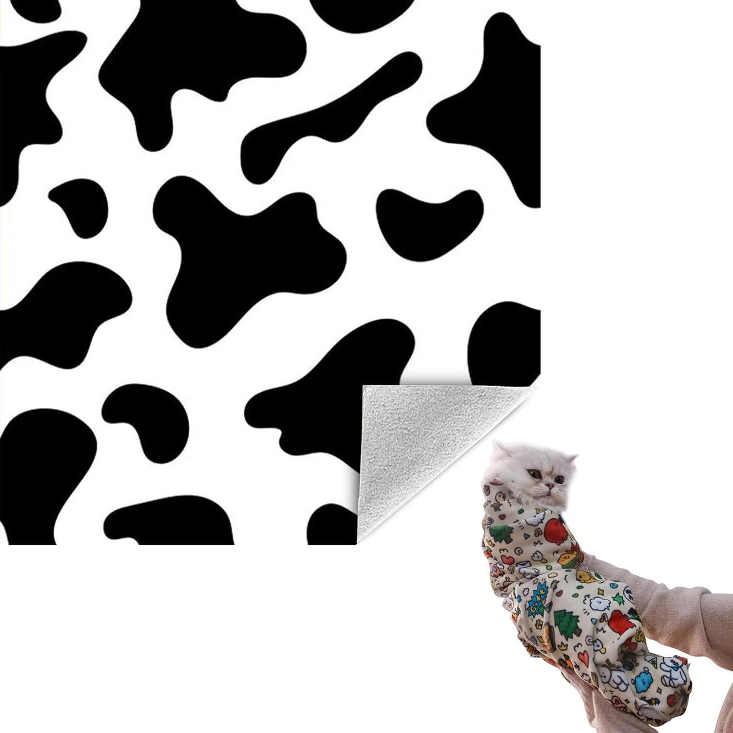 21.7" Cat Grooming Wrap Cat Wrap for Cutting Nails Cat Restraint for Nail Clipping Cat Swaddle Wrap Cat Burrito Wrap M(Within 6lbs) Anti-Scratch Anti-Escape Multifunctional Pet Tool