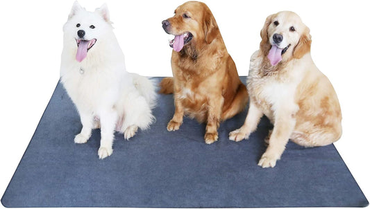 Peepeego Non-Slip Dog Pad 65 x 48, Washable Puppy Pads with Fast Absorbent, Waterproof for Training, Whelping for Puppy Playpen