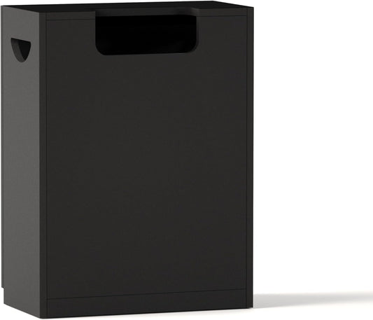 LANDEN Aquarium Wooden Stand and Cabinet Fish Reptile Sea Salt WaterTank Stand, Nano Foam Leveling Mat Included, W23.6xD11.8xH31.49in, Matte Black Painted (Stand Only)