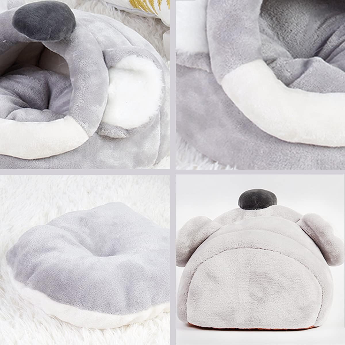 LEFTSTARER Guinea Pig Rat Bed and Hideout for Ferret Hedgehog Sleep and Hide, Hamster Small Pet Animals Supplies Toy Cage Accessories Nest