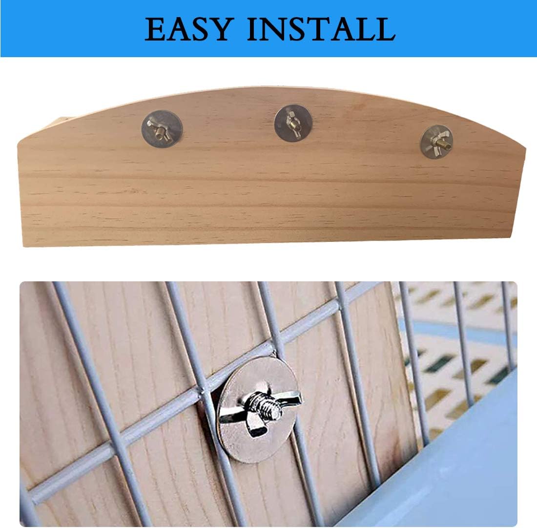 Hamiledyi Rabbit Hay Feeder, Bunny Hay Feeder Rack,Bunny Food Manger Wooden Hay Manger Rack Rabbit Hay Holder Feeders Grass Holder for Guinea Pig Chinchilla Hamster