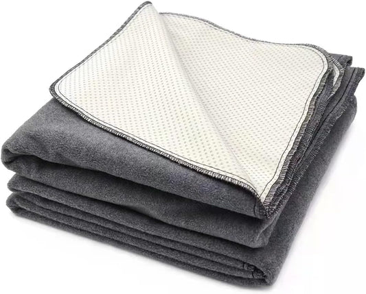 Peepeego 2PCS Non-Slip Pee Pads for Dogs 54" x 54", Washable Puppy Pads with Fast Absorbent, Reusable, Waterproof Rug for Training, Whelping, Housebreaking, Incontinence for Dog Playpen