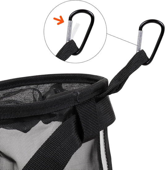 Small Butterfly Habitat, Insect Mesh Cage, Caterpillar Enclosure, Bug Terrarium Critter Cage Portable with Clip and Strap 5.5 x 6.7 Inches