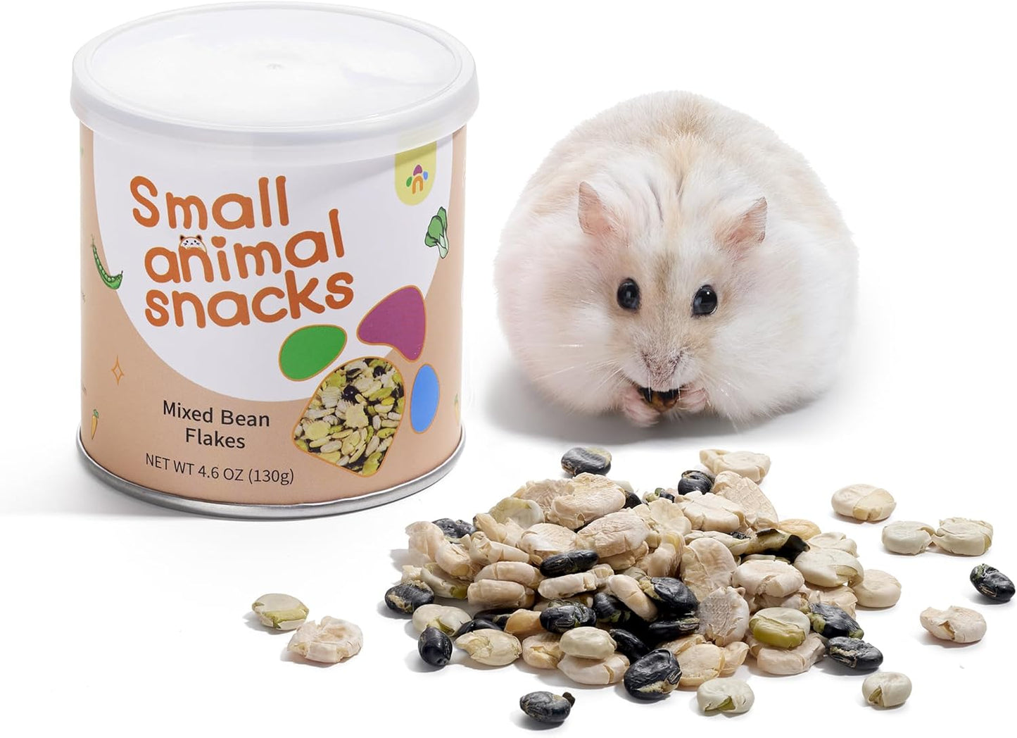 Niteangel Hamster Snack & Treats Toy - Small Animal Natural Treat for Dwarf Syrian Robo Hamsters Gerbils Mice Lemmings Degus or Other Small-Sized Pets
