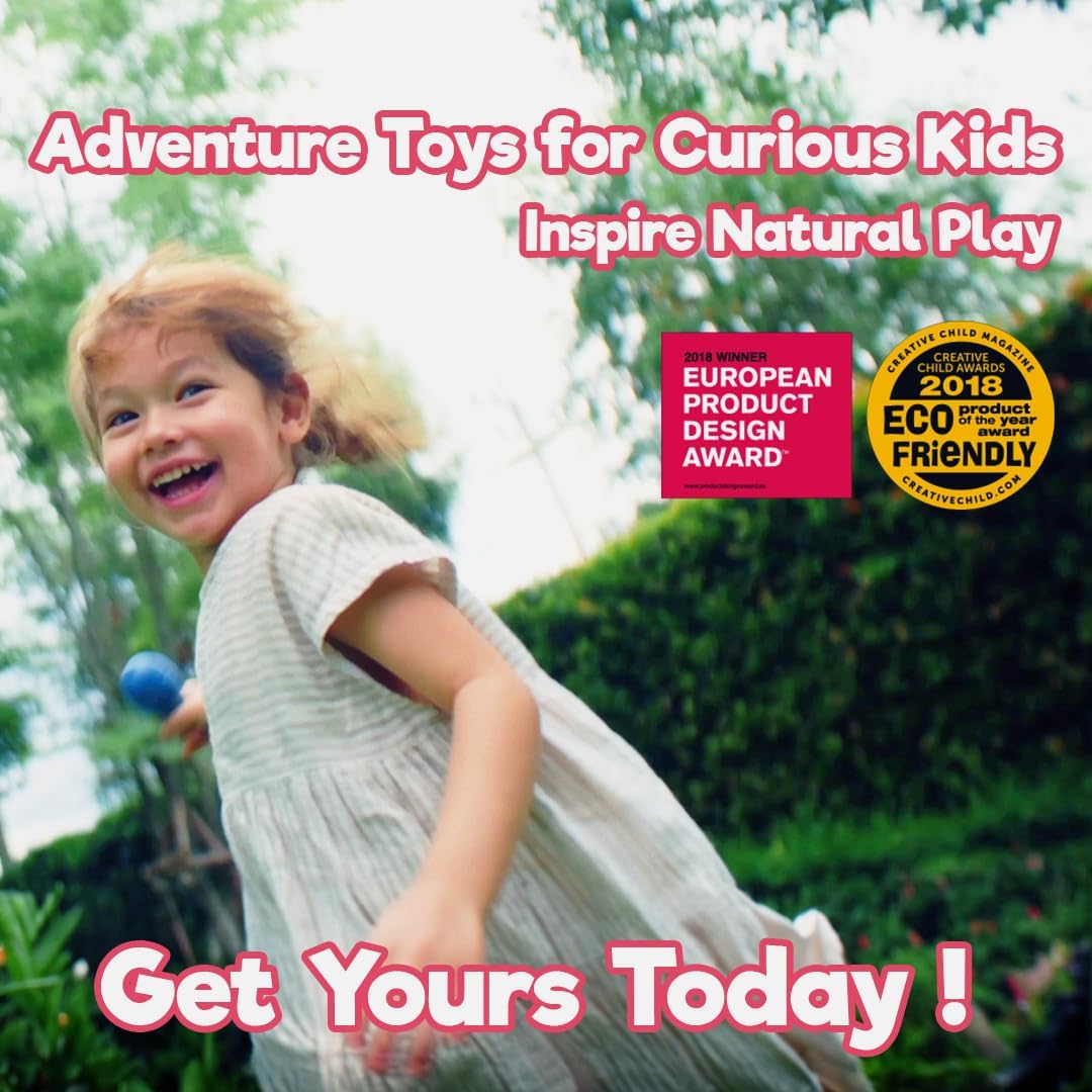 Taksa Toys Locomo Family Black Edition Waldorf Montessori Toys Wooden Animal Figures for Outdoor-Loving Kids, Trigger Boys Girls Creativity, Sensory Toddler Toys for Ages 3 4 5 6 7+ Olds (Set of 5)