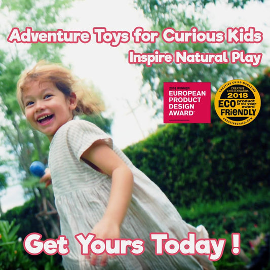 Taksa Toys Locomo Family Black Edition Waldorf Montessori Toys Wooden Animal Figures for Outdoor-Loving Kids, Trigger Boys Girls Creativity, Sensory Toddler Toys for Ages 3 4 5 6 7+ Olds (Set of 5)