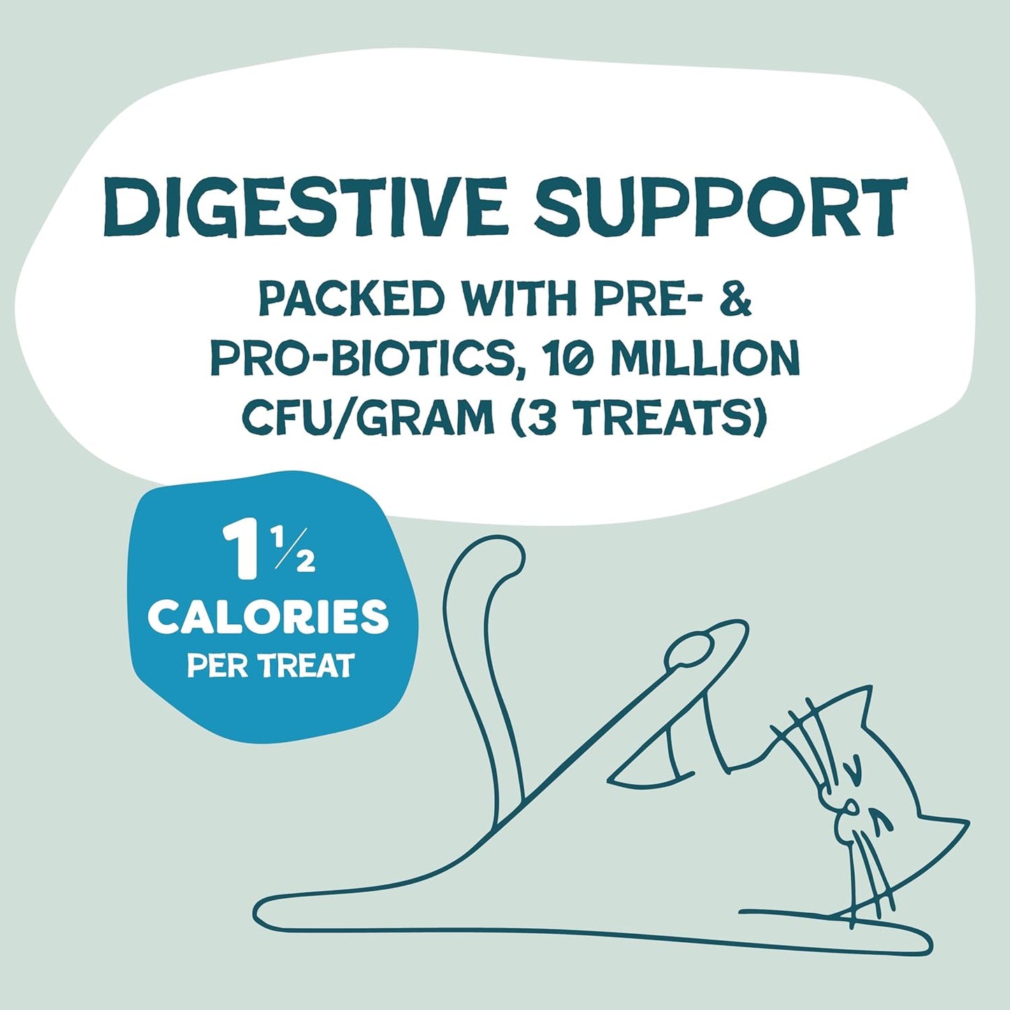 Shameless Pets Crunchy Cat Treats - Catnip Treats for Cats with Digestive Support, Kitten Treats with Real Ingredients, Natural & Healthy Flavored Feline Snacks - Catnip N Chill Tuna, 12 oz