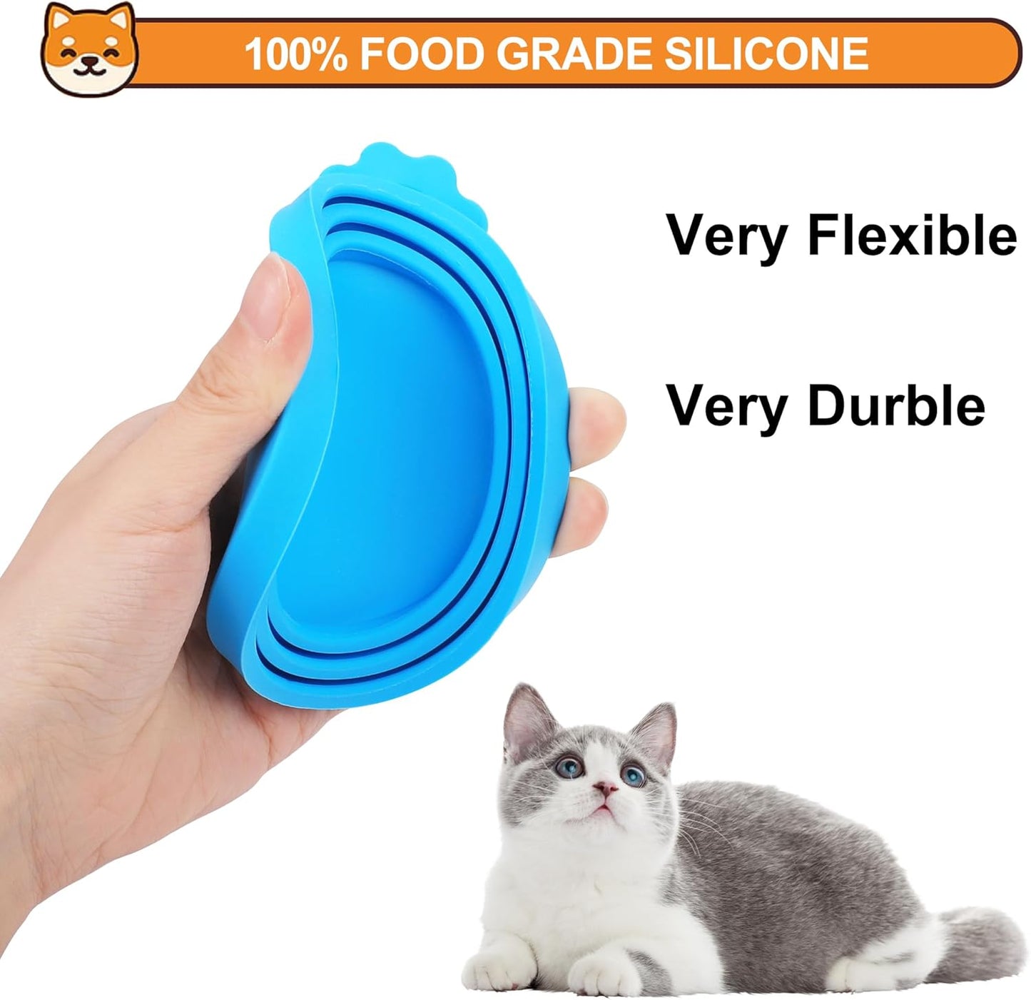 2 Pack Pet Food Cans Lids, Silicone Food Can Covers for Dog and Cat, BPA Free/Food Safe/Universal, One Fit Most Standard Size Food Can Top Teal/Dark Green, CWGTG01
