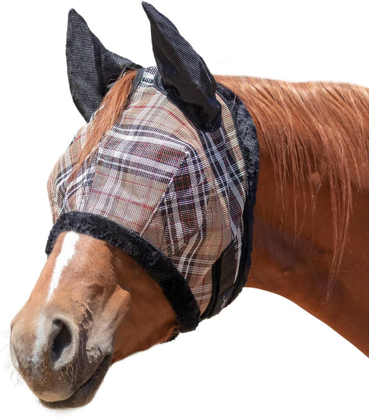 Kensington Signature Fly Mask w/Plush Fleece & Ears w/Forelock Hole Size