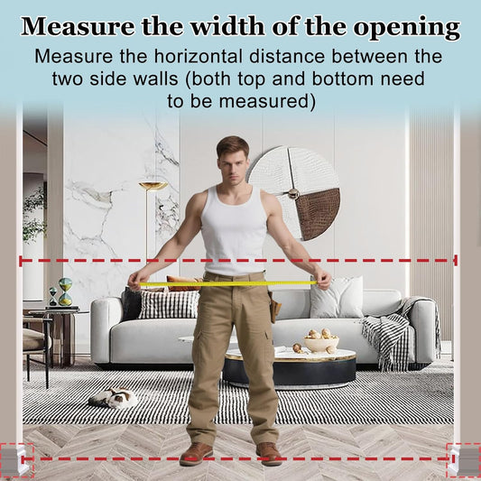 WAOWAO Triple Lock Baby Gate Extra Wide 49.21-53.14" Pressure Mounted Walk Through Swing Auto Close Safety White Metal Dog Pet Puppy for Stairs,Doorways,Kitchen