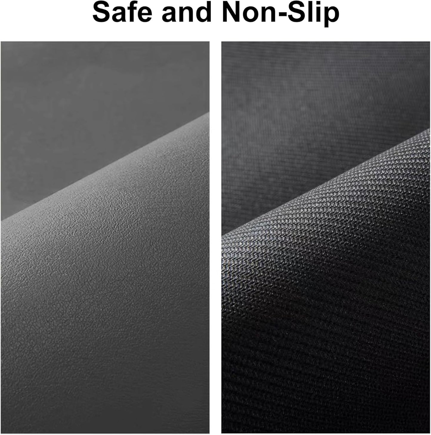 YCT Cat Food and Water Mat for Pets - Non-Slip Super Absorbent Dog Bowl Mat With Multiple Cat Heads Logo - 24 x 16.9 Inches, Black