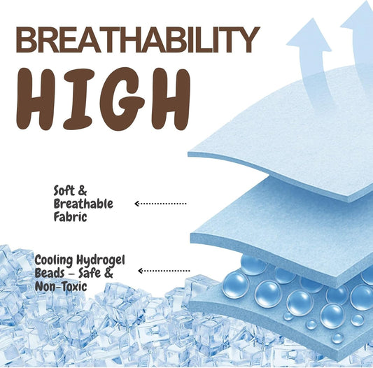 2pcs Cooling Scarf for Pets,Summer Cooling Scarves Keep Cats and Dogs Cool, Reused,Rrecycled,Suitable for Dogs (2pcs-Pink Stripe)