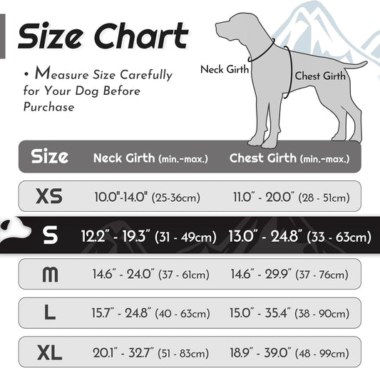 Eagloo Dog Harness Small Sized Dog, No Pull Service Vest with Reflective Strips and Control Handle, Adjustable and Comfortable for Easy Walking, No Choke Pet Harness with 2 Metal Rings, Black, S