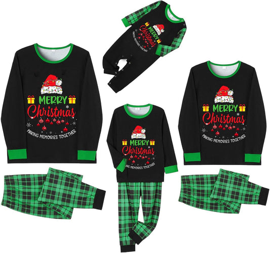 Matching Family Christmas Pajamas Set - Xmas Sleepwear PJs