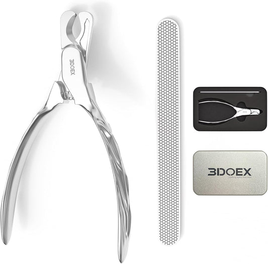 Dog Cat Nail Clippers for Dog Cats, Professional Stainless Steel Pet Nail Trimmers, Sharp & Safe with Ergonomic Handle, Built-in Nail File