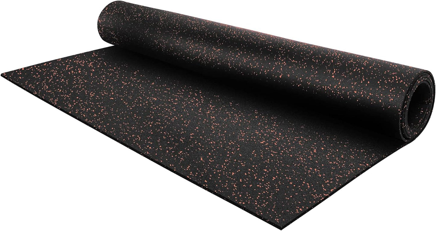 Flooring Inc's 1/4" Thick Tough Rubber Flooring Roll | Flexible Recycled Rubber Floor Mats for Home Gym | Heavy Duty Rubber Mat for Home Gyms, Sheds, Horse Stall Mat or Trailer