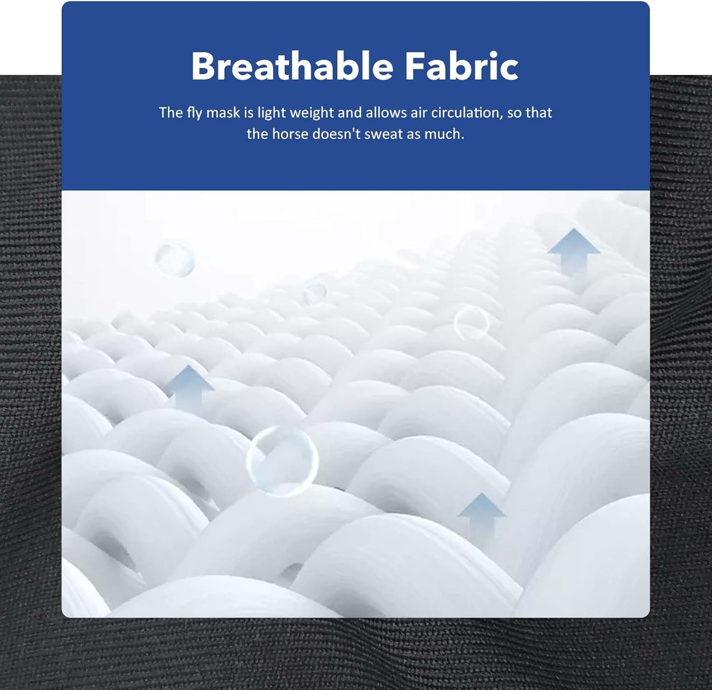 Harrison Howard Super Comfort Stretchy Fly Mask Large Eye Space with UV Protection Soft on Skin with Breathability Live Leaf S