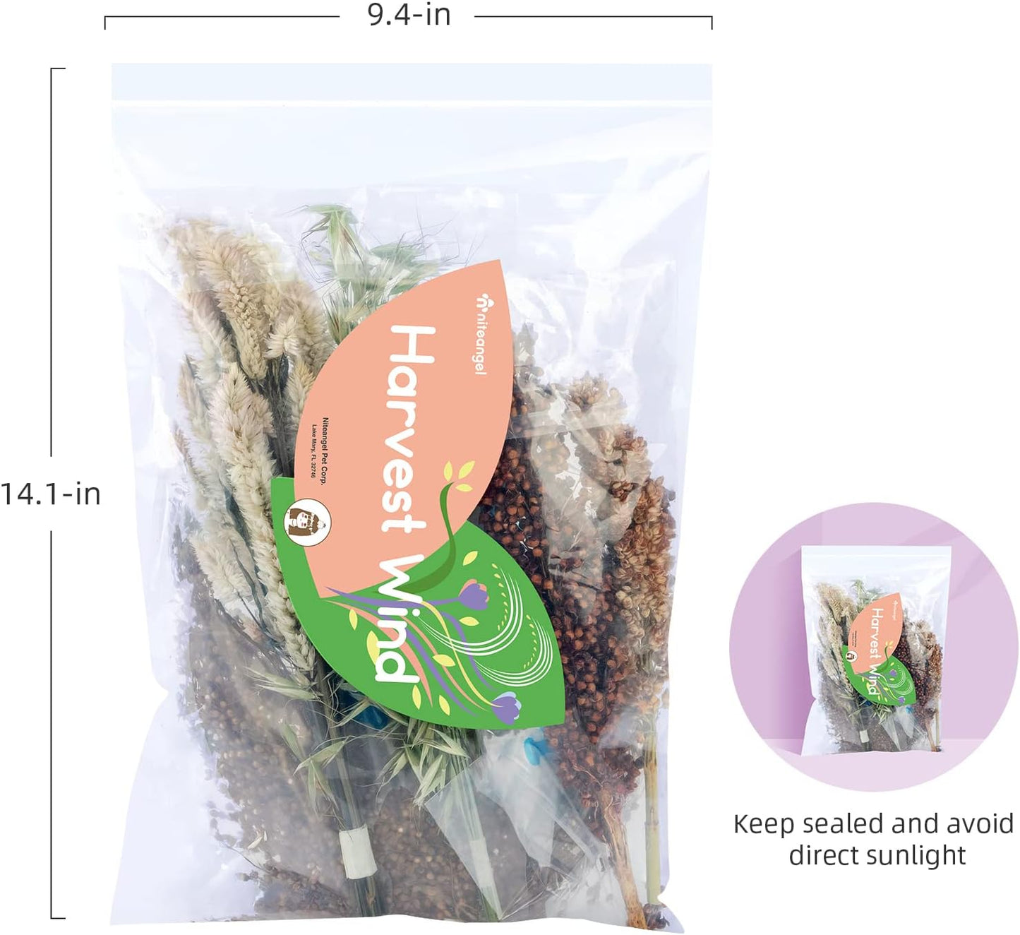 Niteangel Natural & Soft Hamster Bedding Mate Small Animal Habitat Decor for Syrian Dwarf Hamsters Gerbils Mice Degus Bunny or Other Small-Sized Pet