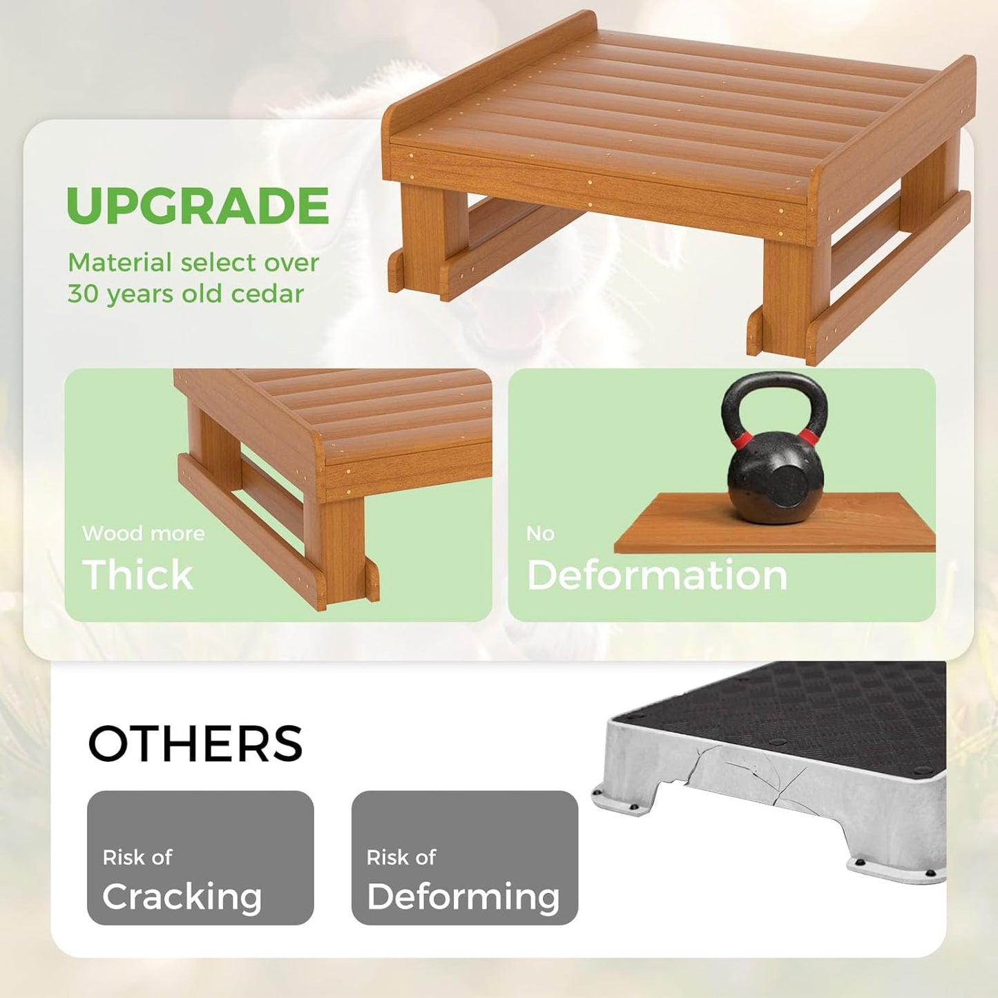 Wooden Dog Training Platform and Agility System, Durable Pet Training System for Place, Agility, & Steadiness Training for Indoor or Outdoor Use