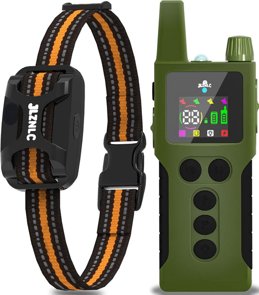 Dog Shock Collar - 4200FT Dog Training Collar with Remote Innovative IPX7 Waterproof with 4 Training Modes,Vibration and Shock,Rechargeable E-Collar for All Breeds