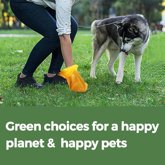 Dog Poop Bags Rolls Biodegradable 100% Leak Proof Thickened Dog Waste Bags -270 Count 18 Rolls - Cornstarch Based Doggie Poop Bag for Puppy and Big Dogs(Unscented)