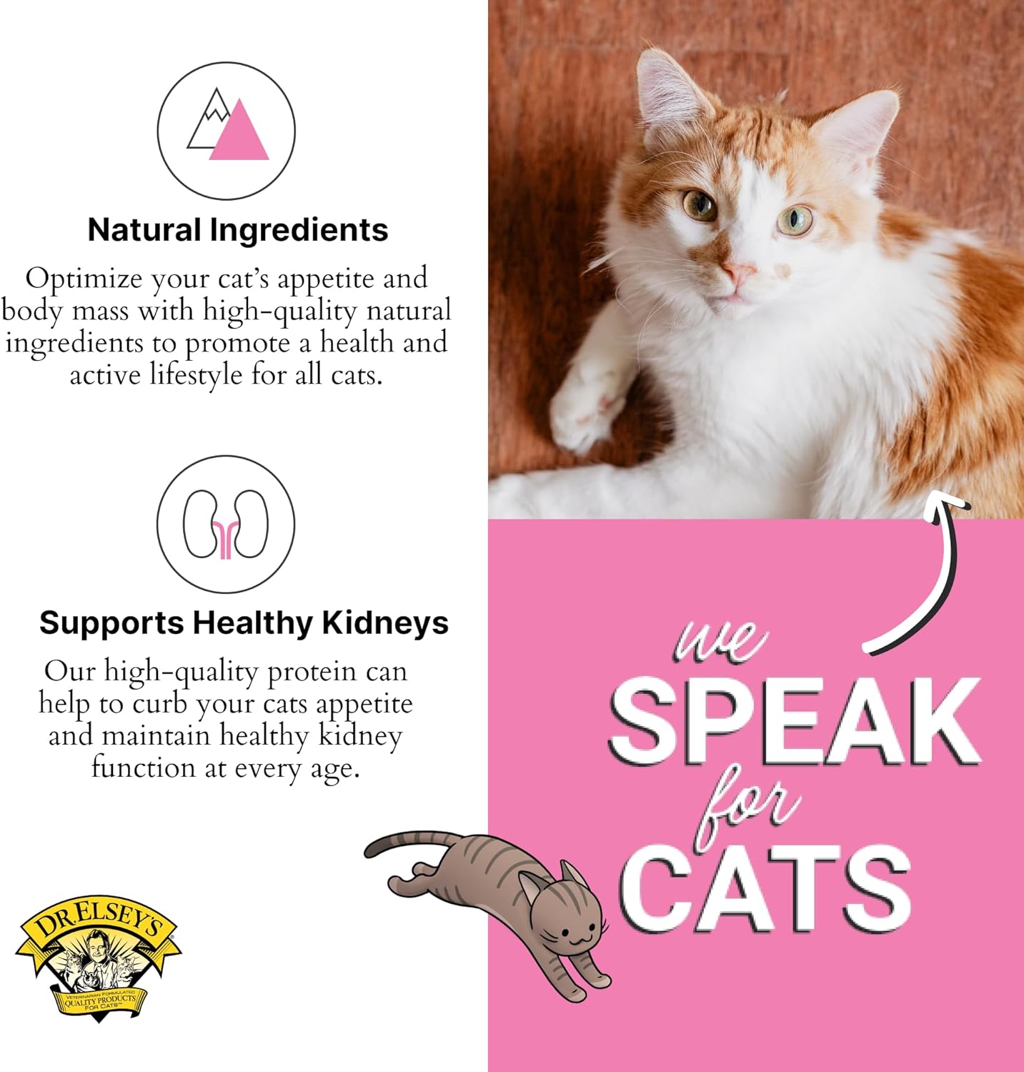 Dr. Elsey's cleanprotein Original Pork Recipe Wet Cat Food, (Pack of 24), 5.3oz Cans