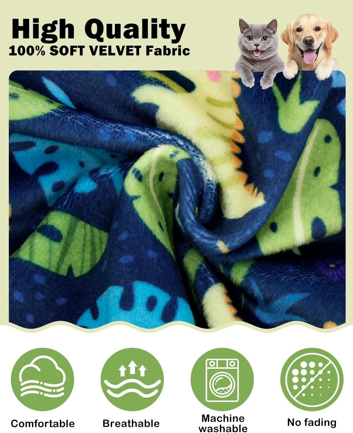 CuteBone Dinosaur Costume Dog Pajamas, Stretchy Spandex Crystal Velvet Sleepwear Coat for Small Dogs, Soft & Warm Pet Outfit Clothes for Cold Weather, Cozy Pullover Design COSP10M