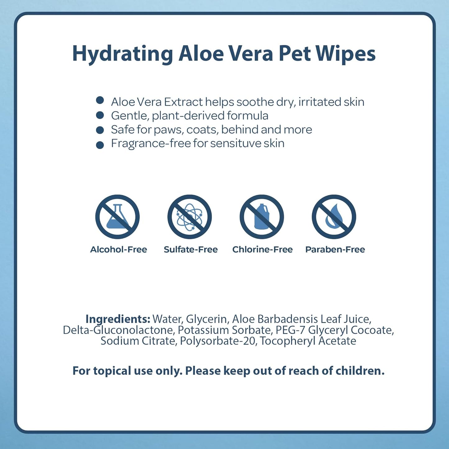 Best Pet Supplies Pet Grooming Wipes for Dogs & Cats,Deodorizer for Coats & Dry, Itchy, or Sensitive Skin, Clean Ears, Paws, Body, & Butt - Hydrating, Aloe Vera, 400 Count.
