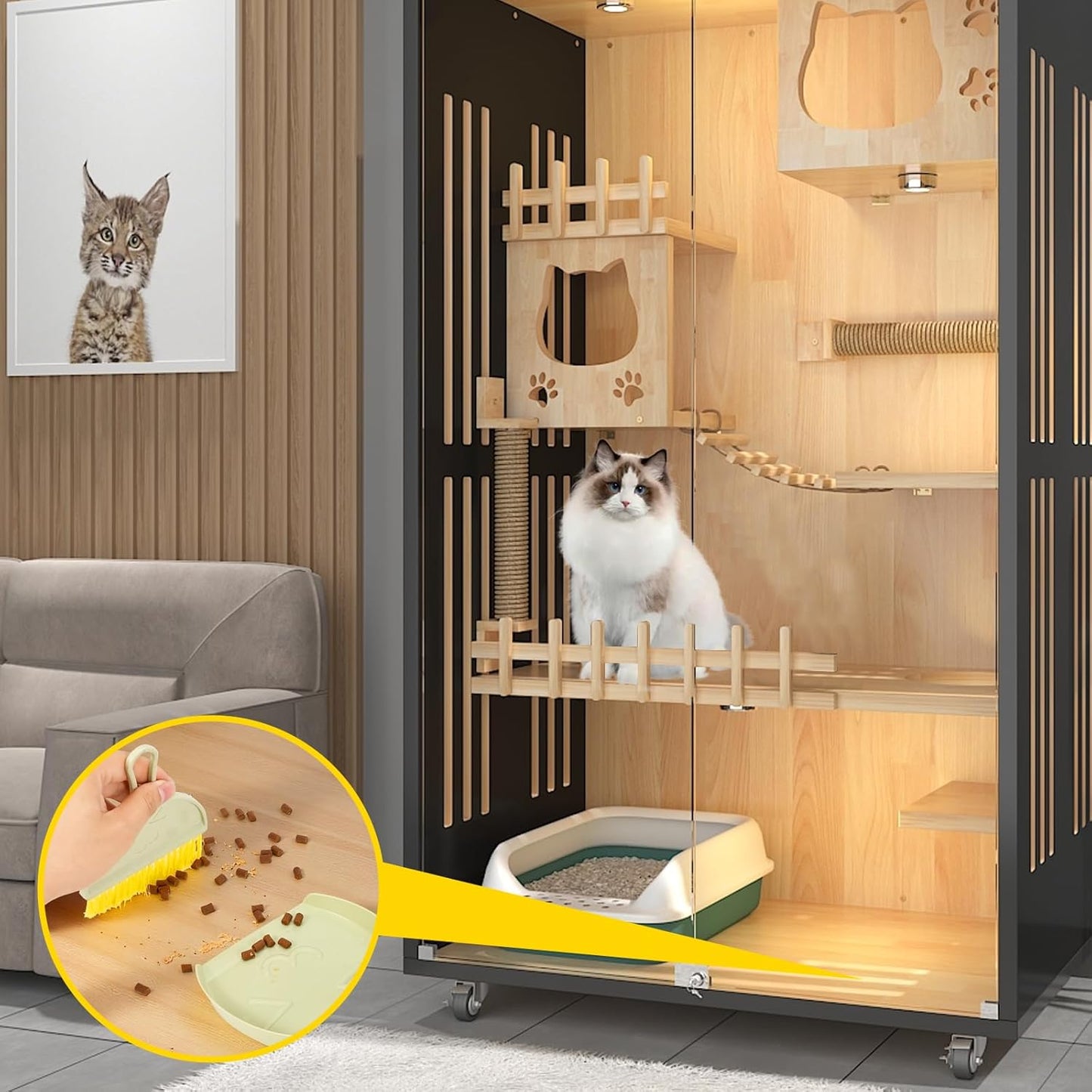 Small Broom and Dustpan Set,mini Compact Portable, for Home, Sofas, Kitchen countertops, Storage Shelves, Office desks, bathrooms, and pet Areas (Colorful)